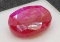 Ruby Earth Mined Beauty Nice Red Color Larger Stone Oval Cut 6.55ct