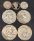 Franklin Half's, Mercury Dime, Silver dime, 7 coin lot
