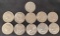 1980s-90s Kennedy half's 11 Coins
