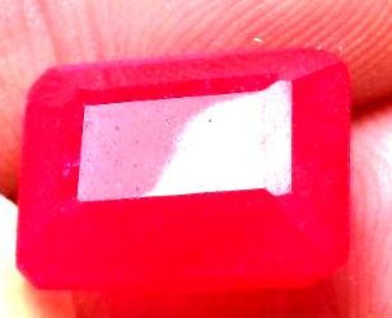 Blood Red Ruby Earth Mined Huge 11.40 Ct Aaa Quality Gemstone Beautiful Color Nice Cut