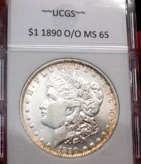 Morgan Sliver Dollar 1890 O/o Rare Date Ddr Stunner Ms+++++ Beauty With Nice Frosty White Luster