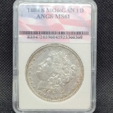 1884-S Morgan Silver Dollar ANGS