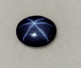Blue Star Sapphire Oval Cut Gemstone 2.60ct