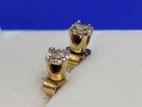14k Gold Diamond Earrings Stunning Jewelry