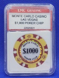 EMC Graded Las Vegas $1000 Poker Chip