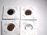 Indian Penny Cent Low Of 4 Early Year Better Date Better Grades Nice Lot81 95 91 83