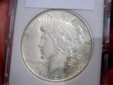 Peace Silver Dollar 1922 Gem Bu Frosty White Stunner High Grade Slabbed Beauty