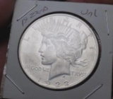 Peace Silver Dollar 1922 D Frosty Unc Frosty Beauty Better Date