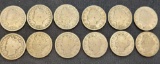 Liberty Nickel Lot Of 12 Coins