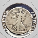 Walking Liberty Half Dollar 1920S Fine + Full Date Rare Coin