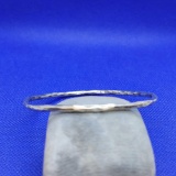 Antique Hand Hammered Bracelet or Anklet 16.3 Grams