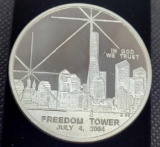Freedom Tower Silver Clad Commemorative Coin