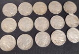 Buffalo Nickel Lot of 15 better Grades with Full Dates
