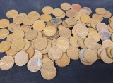 Wheat Cent Penny Lot Unsearched 350 Grams Grab Bag Over 100 Coins