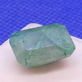 9.68ct Light Sea Green Emerald Cut Emerald Gemstone