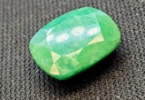 7.46ct Cushion cut Green Emerald gemstone Stunning