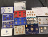 Coin Sets, Proof, Mint, Quarters, Pennys, Halfs