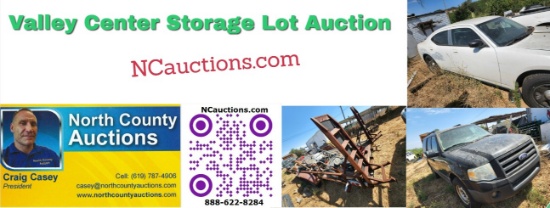 NCauctions.com - Valley Center Storage Lot Auction