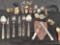 Boy Scouts Lot, Pin, Compass, utensil kit, Arrowhead