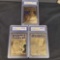 3 WCG 10 Mickey Mantle Bleachers 23k gold Baseball cards