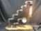 Fancy Stylized Pipe Plumbing Light with Clock Steampunk