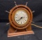 Vintage SETH THOMAS E006-004 Nautical Ships Wheel Electric Mantle Clock