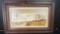 Framed artwork w/signature Titled Farm House