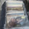 Bin of vintage records