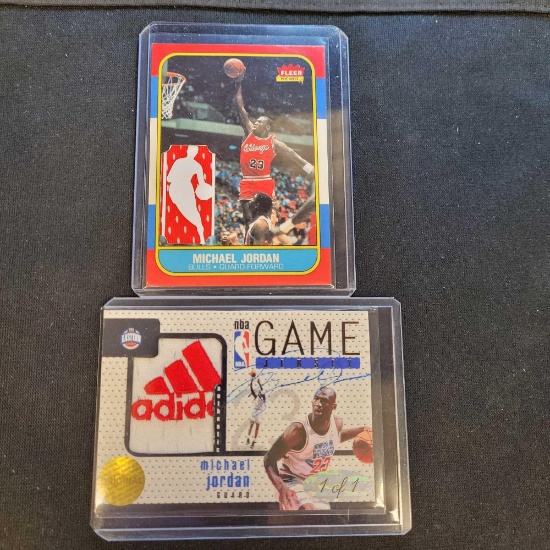 Michael Jordan Basketball Cards Custom Cuts