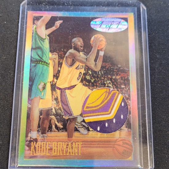 1 Of 1 Custom Kobe Bryant Jersey Basketball Card