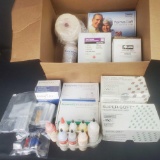 Box of misc. dental supplies Bosworth Densply Henery Schein Buffalo Duraflex