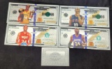 Kobe Bryant Silver 1 Million Dollar Bills Set Of 4