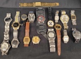 Watch Lot 18 watches Leather and Steel Band