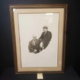 Framed LE 113/350 lithograph etching w/signature and COA by Sarah Churchill.