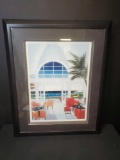 Framed LE 2/195 artwork signed says Fanch Ledan