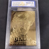 1997 23k Gold Princess Diana WCG 10 Card