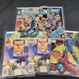 Lot of 5 Marvel Comics X-Force, The Punisher