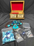 Fancy Box Full of Costume Jewelry