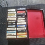 small box of 8 tracks