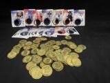 Pinnacle Mint Collection Football Cards with Coins 1990s