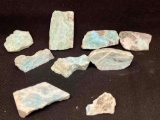 Rough Cut Blue Larimar