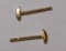 18 kt gold earrings tested pure gold