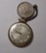Antique gold Hamilton watch very old with key chain with Hong Kong queen Elizabeth coin 10 KT fill