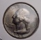 Washington silver quarter 1956 gem bu rainbow ms++++++ from an original roll purple blues