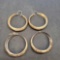 2 Sets of Silver Earrings 925 Vintage jewelry