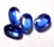 Sapphire Lot Of 4 Earth Mined Gemstones Royal Blues High Quality 2.4cts 4 Stones !!