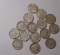 Roosevelt Silver Dime Lot Of 15 90% Silver Coins 1.5 Face Value