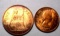 British Large Copper Penny And Half Penny 1963 And 65 Gem Bu Ms++++++ High Grades