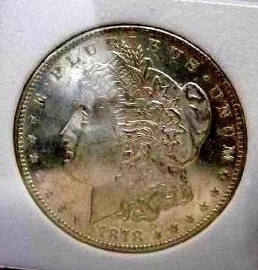 Morgan Silver Dollar 1878 S Gem Bu Blazing Pl Glassy Rare Date Ms++++++ Rare Coin $$$$