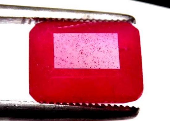 Ruby Huge Blood Red Earth Mined Gem 11.55 Ct Aaa+ Beauty